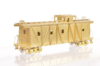 Lot 890 - Westside Model Company H0 Gauge Western Pacific Outside Braced Regular Caboose