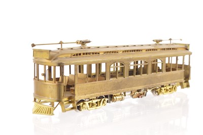 Lot 930 - E Suydam & Co H0 Gauge Pacific Electric 414 Powered Niles-Calif Suburban Coach Model No 414