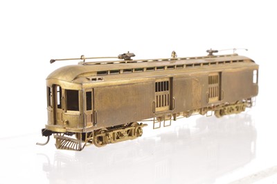 Lot 931 - E Suydam & Co H0 Gauge Pacific Electric Wood Powered Express Box Motor Model  No 900