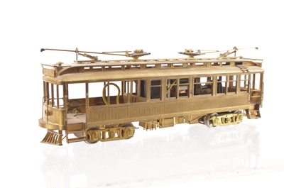 Lot 934 - E Suydam & Co H0 Gauge Pacific Electric Medium Five Wood Inter Urban Coach Model No 530