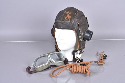 Lot 432 - An Air Ministry C-Type Flying Helmet