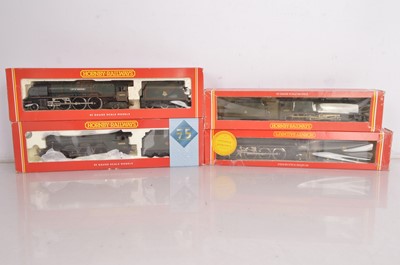 Lot 46 - Hornby Express Steam Locomotives and tenders 00 gauge  in original boxes (4)