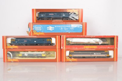 Lot 57 - Hornby Diesel and Electric Locomotives 00 gauge in original boxes (6)