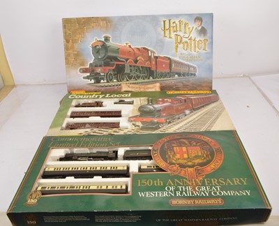 Lot 97 - Hornby 00 gauge Steam Train sets in original boxes (3)