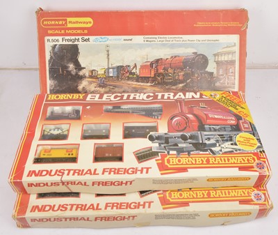 Lot 100 - Hornby 00 gauge Freight Train Sets in original boxes  (3)