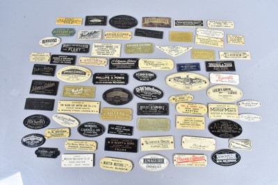 Lot 453 - A good collection of plastic Car Dash badges/plaques