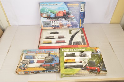Lot 110 - Hornby 00 gauge Steam and Diesel  Locomotive train sets in original boxes (4)