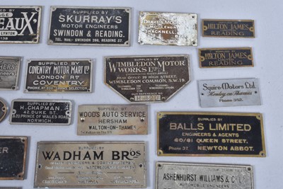Lot 454 - An assortment of metal Car Dash badges and plaques