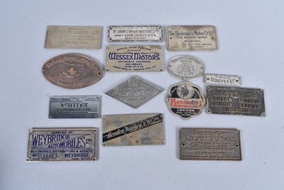 Lot 455 - An group of metal Car Dash badges and plaques