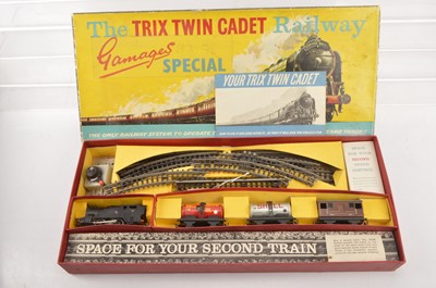 Lot 187 - Trix Twin 'Cadet' 00 Gauge 6v DC Train Sets