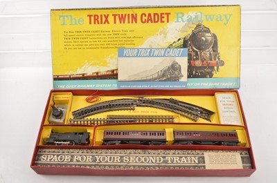 Lot 187 - Trix Twin 'Cadet' 00 Gauge 6v DC Train Sets