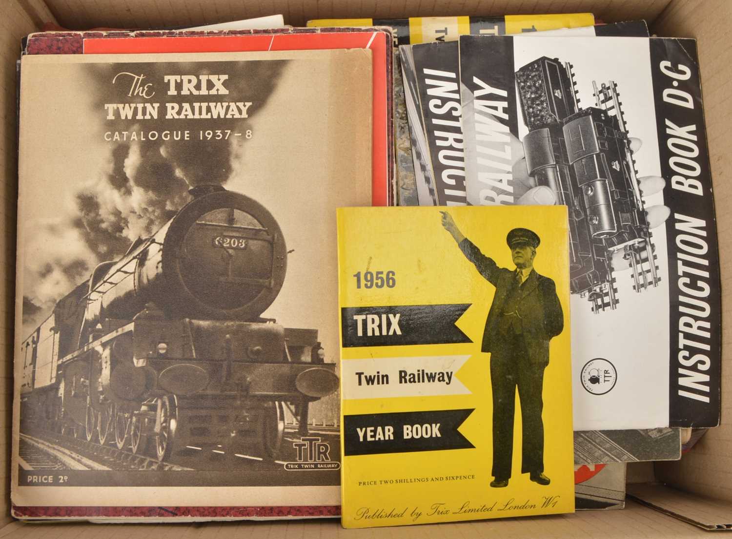 Lot 203 - Trix TTR 00 Gauge Railway Books and Original Literature