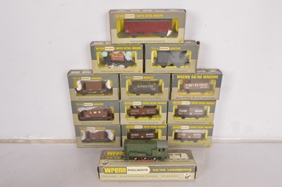 Lot 205 - Wrenn 00 gauge Diesel shunter and freight wagons in original boxes  (13)