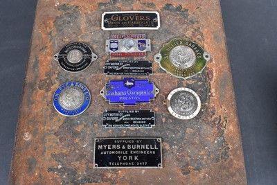 Lot 463 - A group of various vintage enamelled Car Dash badges
