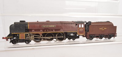 Lot 228 - Hornby-Dublo 00 Gauge 3-Rail unboxed late issue 3226 BR maroon 46247   'City of Liverpool'