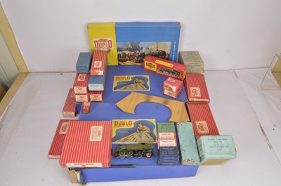 Lot 242 - Large quantity of Hornby-Dublo 00 Gauge 2/3-Rail part Sets Pullman Cars  2-Rail Track and Points Controllers and other Accessories (qty)