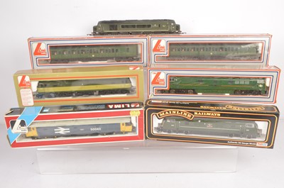 Lot 280 - Lima Mainline 00 gauge Diesel Locomotives and coaches in original boxes (7)