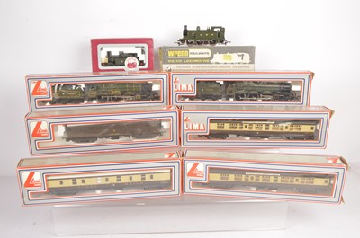 Lot 281 - Lima Dapol Wrenn 00 gauge GWR livery Steam Locomotives and coaches in original boxes (8)