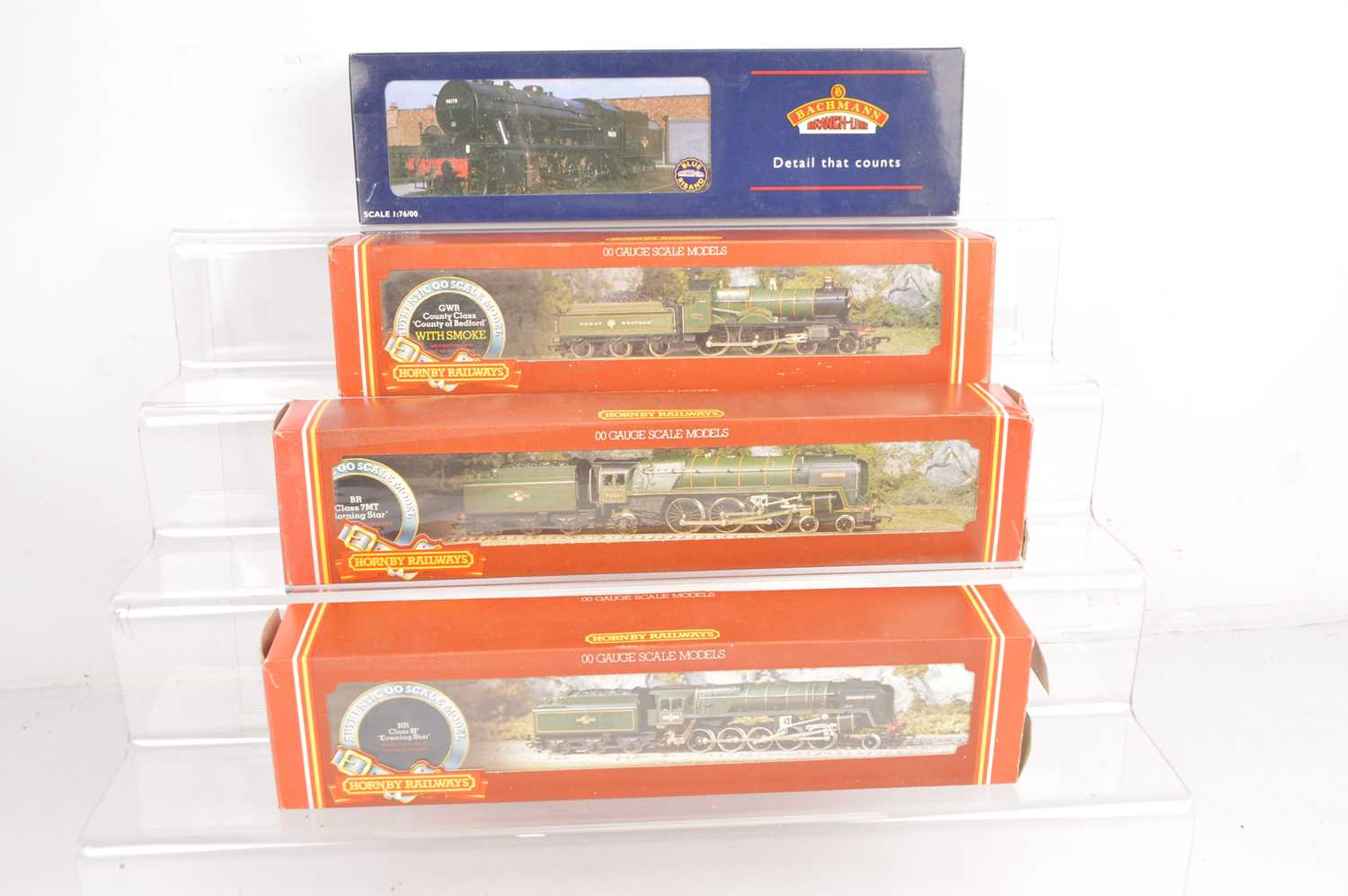 Lot 286 - Hornby Bachmann  00 gauge Steam Locomotives in original boxes (4)