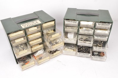 Lot 308 - Modellers spares engineering cases with Locomotive and rolling stock parts (4)