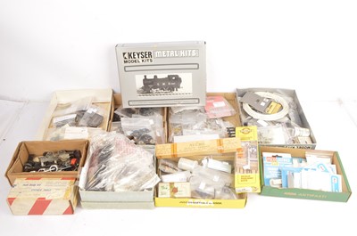 Lot 309 - Modellers spares and accessories with 00 gauge Locomotive kit (qty)