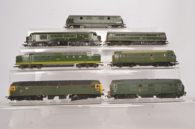 Lot 327 - Lima Hornby Mainline 00 gauge Diesel Locomotives  BR Green livery (7)