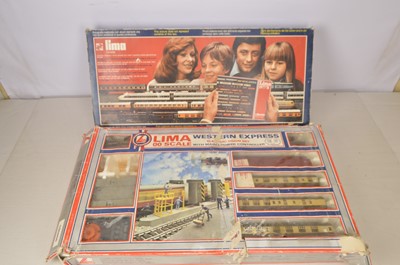 Lot 386 - Lima 00 gauge Diesel Train sets in original boxes (2)