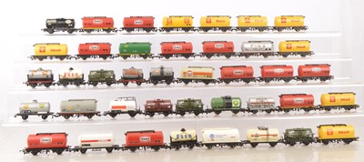 Lot 396 - Hornby Tri-ang Lima Mainline Petrol Tank wagons (40)