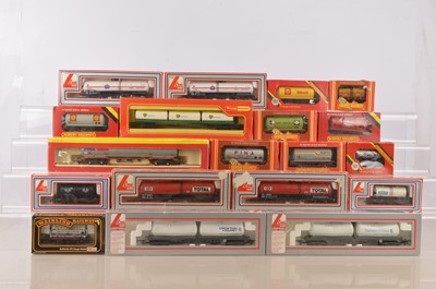 Lot 398 - Hornby Lima Mainline  Four wheel and bogie Tank wagons in original boxes (19)