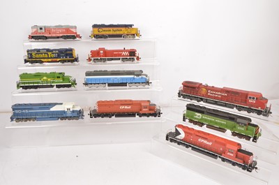 Lot 415 - Athern and other H0 gauge Diesel  locomotives (12)