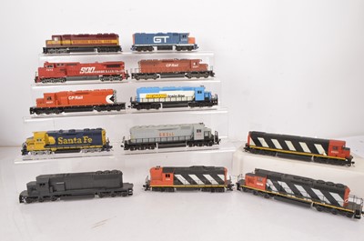 Lot 417 - Athern Bachmann and other H0 gauge Diesel  locomotives (16)