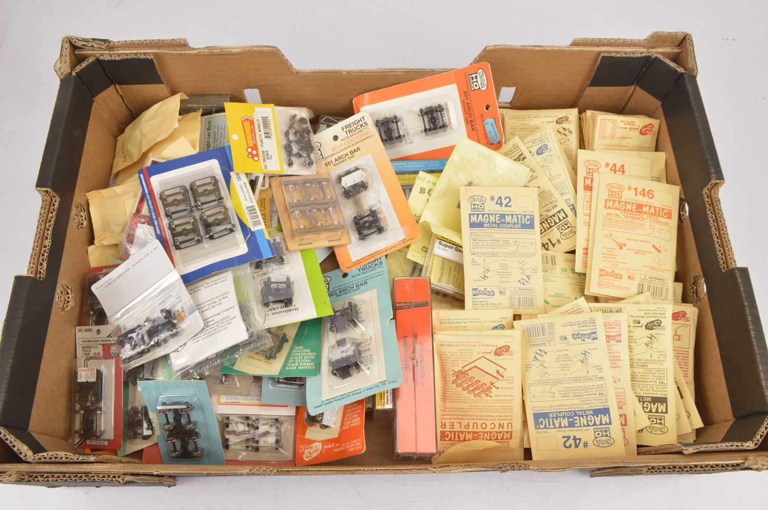 Lot 422 - Locomotive Detailing Packs Couplers and numerous detailing packs for American H0 gauge many in original packaging (qty)