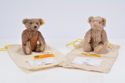 Lot 13 - Two Steiff yellow tag teddy bears