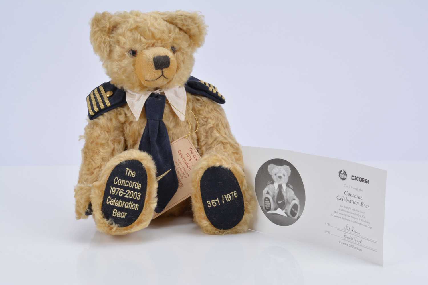 Lot 17 - A limited edition Hermann Concorde Memorial teddy bear