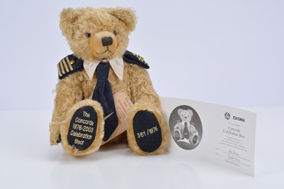 Lot 17 - A limited edition Hermann Concorde Memorial teddy bear