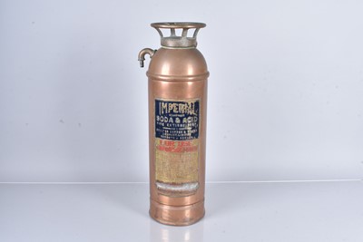 Lot 50 - An Imperial Soda & Acid Fire Extinguisher by Coulter Copper & Brass Company Limited