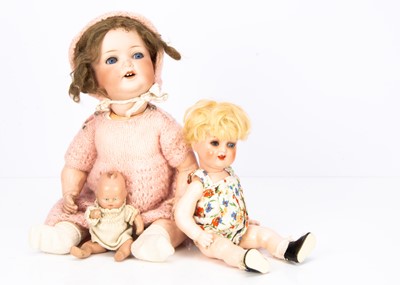 Lot 73 - Three German dolls