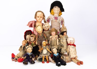 Lot 76 - Various dolls