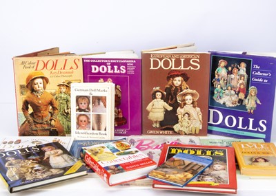 Lot 80 - Fourteen doll reference/guide books