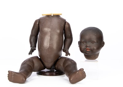 Lot 88 - A 1930's August Steiner 261 black character baby doll