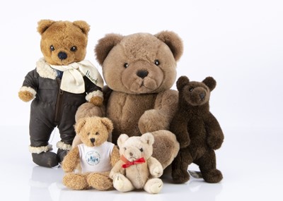 Lot 107 - Five collectors teddy bears