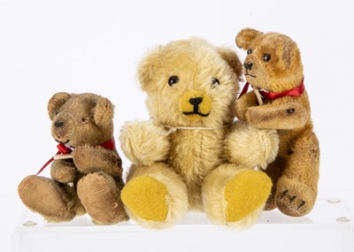 Lot 144 - Three German teddy bear cubs