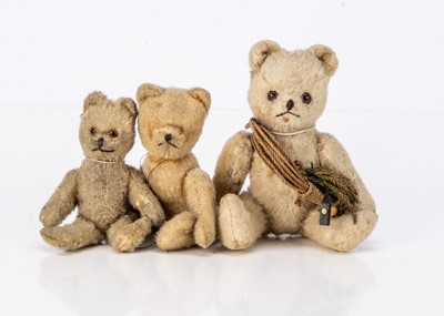Lot 148 - Three small Berg teddy bears
