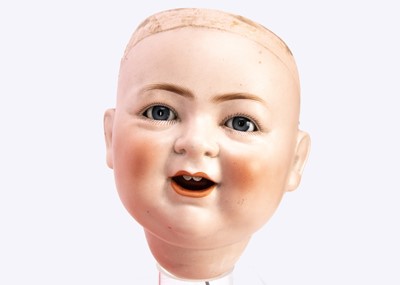 Lot 161 - A Porzellanfabrik Burggrub The Laughing Baby bisque head doll