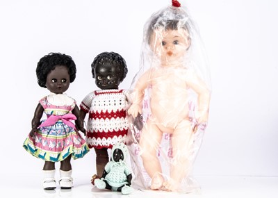 Lot 180 - Three Palitoy black dolls
