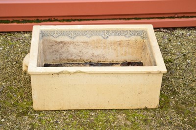 Lot 347 - A late 19th century Doulton Lambeth Belfast sink