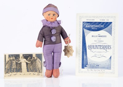 Lot 184 - A Mrs Billie Manders presents, The Famous Quaintesques  pantomime doll
