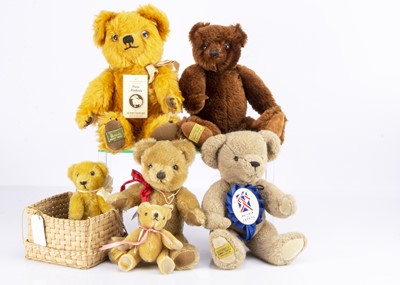 Lot 193 - Six Merrythought teddy bears