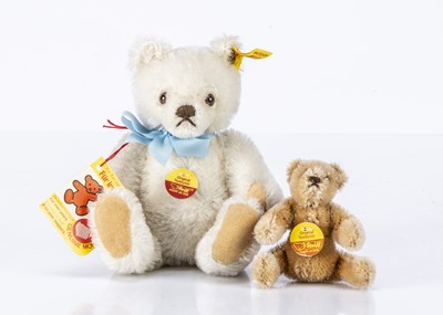 Lot 198 - Two small Steiff yellow tag teddy bears