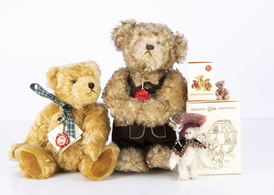 Lot 207 - Four Hermann teddy bears